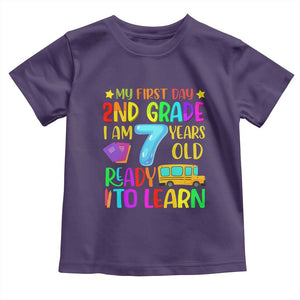 My First Day of 2nd Grade Toddler T Shirt Ready to Learn Back to School