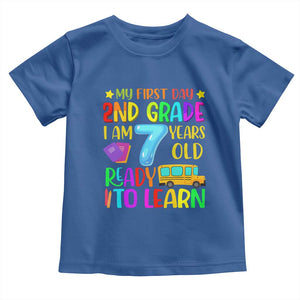My First Day of 2nd Grade Toddler T Shirt Ready to Learn Back to School