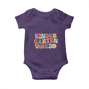 Retro Kindergarten Vibes Baby Onesie Cute Kinder Crew First Day of School