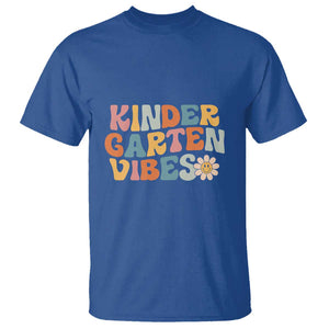 Retro Kindergarten Vibes T Shirt Kinder Crew, First Day of School TS01 Royal Blue Print Your Wear