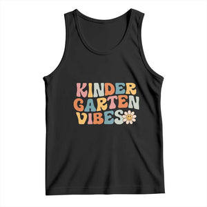 Retro Kindergarten Vibes Tank Top Cute Kinder Crew First Day of School