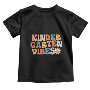 Retro Kindergarten Vibes Toddler T Shirt Cute Kinder Crew First Day of School