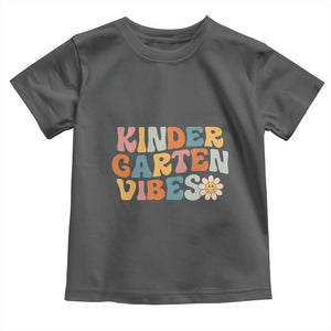 Retro Kindergarten Vibes Toddler T Shirt Cute Kinder Crew First Day of School