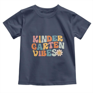 Retro Kindergarten Vibes Toddler T Shirt Cute Kinder Crew First Day of School