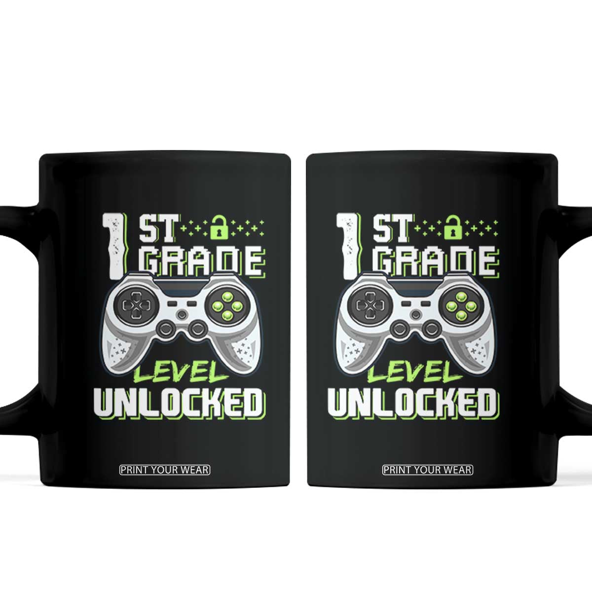 Leveling Up To School Funny Gamer Boys Coffee Mug First Day Back to School Gift