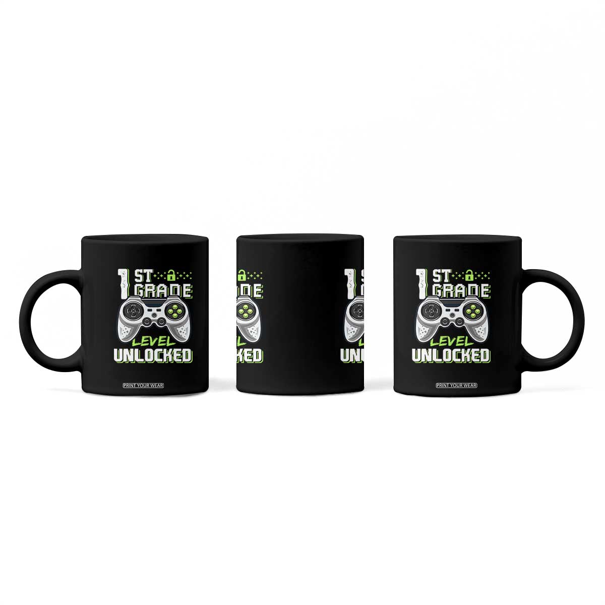 Leveling Up To School Funny Gamer Boys Coffee Mug First Day Back to School Gift