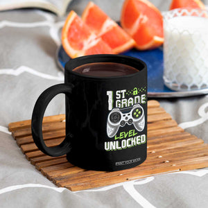 Leveling Up To School Funny Gamer Boys Coffee Mug First Day Back to School Gift