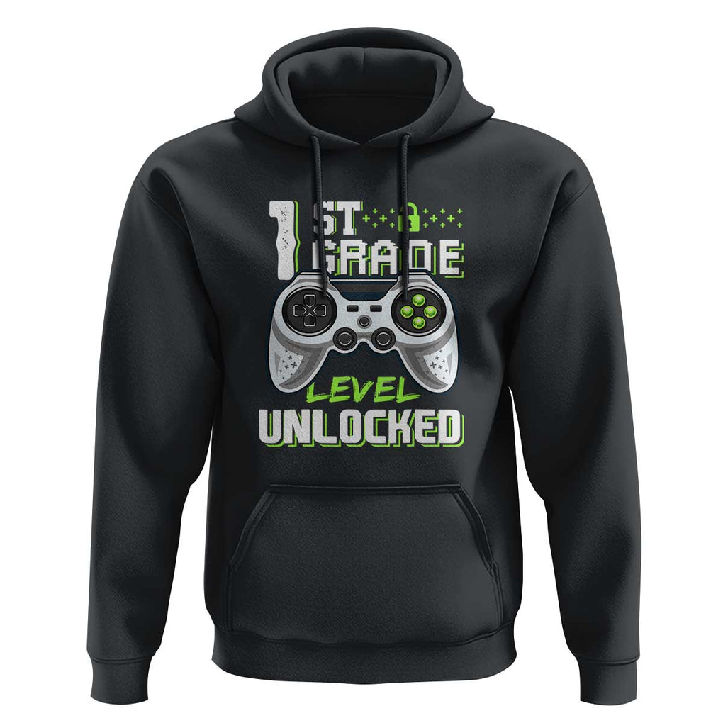 Gamer Boys Hoodie First Day of School, Back to School TS01 Black Print Your Wear