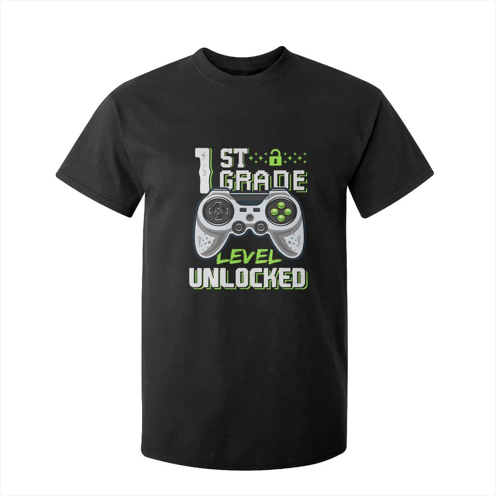 Leveling Up To School Funny Gamer Boys T Shirt For Kid First Day Back to School Gift