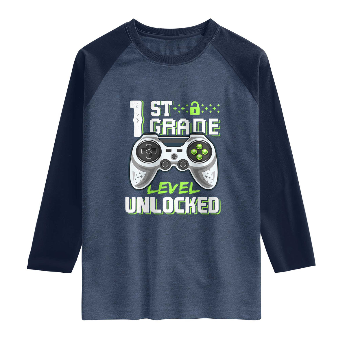 Leveling Up To School Funny Gamer Boys Raglan Shirt First Day Back to School Gift