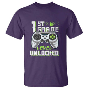 Gamer Boys T Shirt First Day of School, Back to School TS01 Purple Print Your Wear