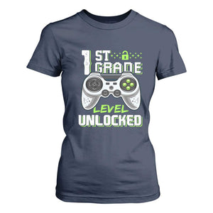 Leveling Up To School Funny Gamer Boys T Shirt For Women First Day Back to School Gift