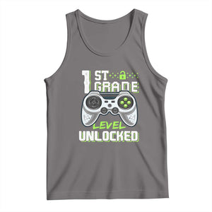 Leveling Up To School Funny Gamer Boys Tank Top First Day Back to School Gift
