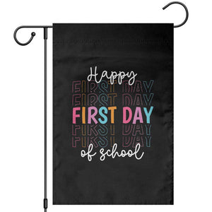 Happy First Day of School Garden Flag Positive Vibe Teacher and Student Gift