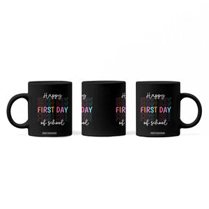 Happy First Day of School Coffee Mug Positive Vibe Teacher and Student Gift