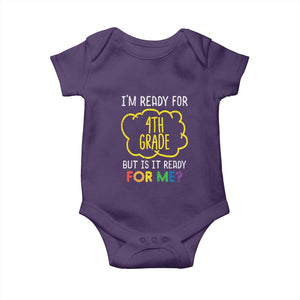 I am Ready for 4th Grade Baby Onesie Funny Fourth Grade Back to School Kids Gift