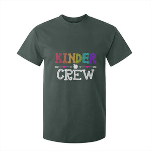 Kinder Crew Funny Kindergarten T Shirt For Kid Teacher and Student Back to School