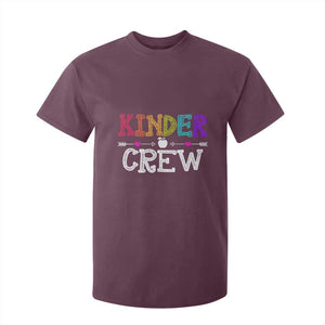 Kinder Crew Funny Kindergarten T Shirt For Kid Teacher and Student Back to School
