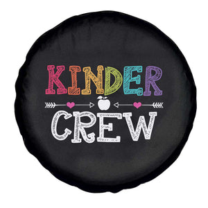 Kinder Crew Funny Kindergarten Spare Tire Cover Teacher and Student Back to School