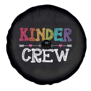 Kinder Crew Funny Kindergarten Spare Tire Cover Teacher and Student Back to School