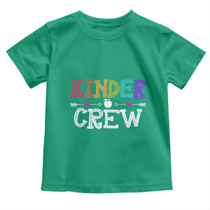 Kinder Crew Funny Kindergarten Toddler T Shirt Teacher and Student Back to School