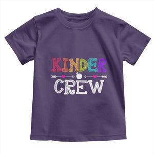 Kinder Crew Funny Kindergarten Toddler T Shirt Teacher and Student Back to School