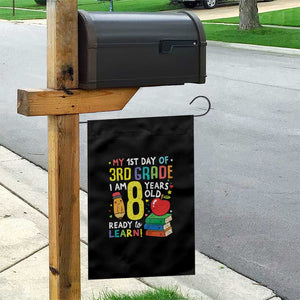 Hello 3rd Grade Garden Flag Boys and Girls First Day Back to School Gift