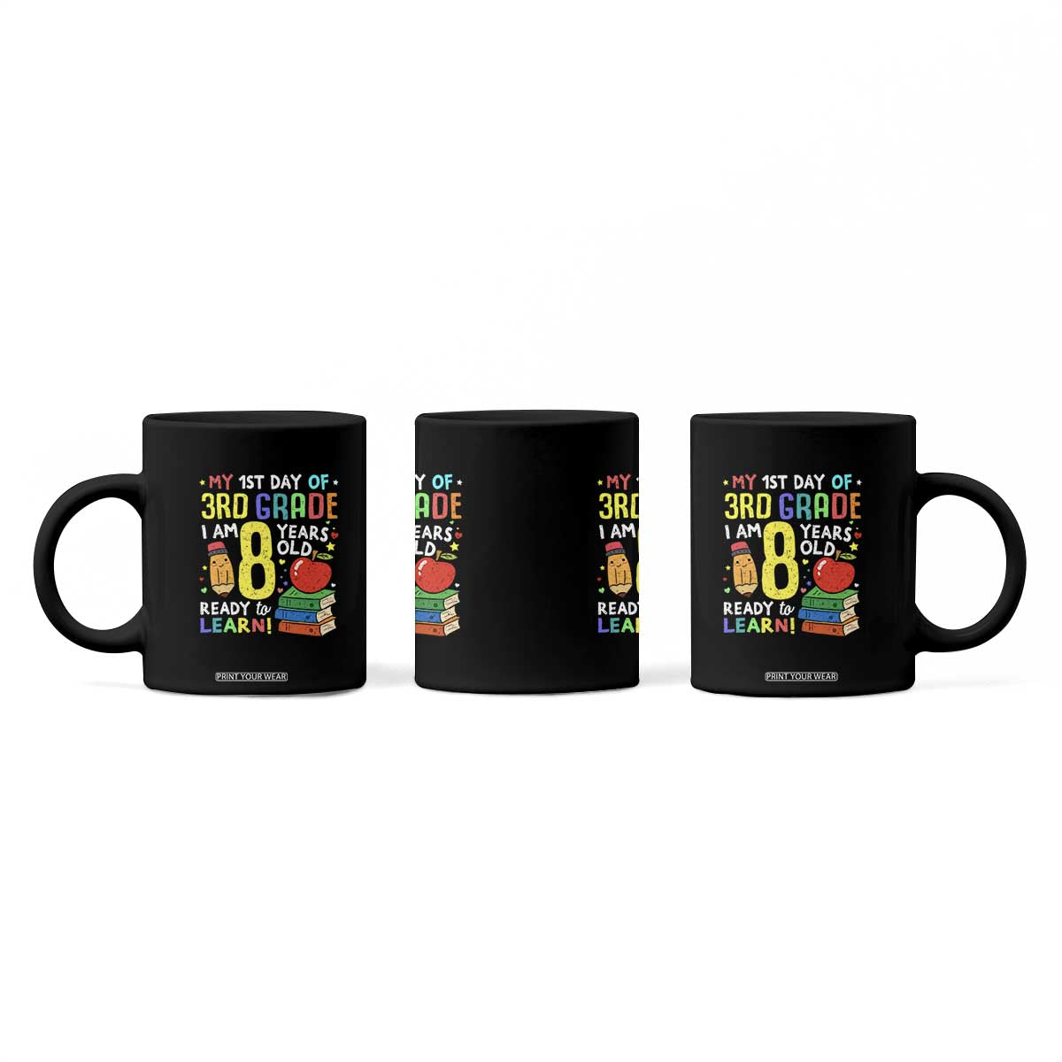 Hello 3rd Grade Coffee Mug Boys and Girls First Day Back to School Gift