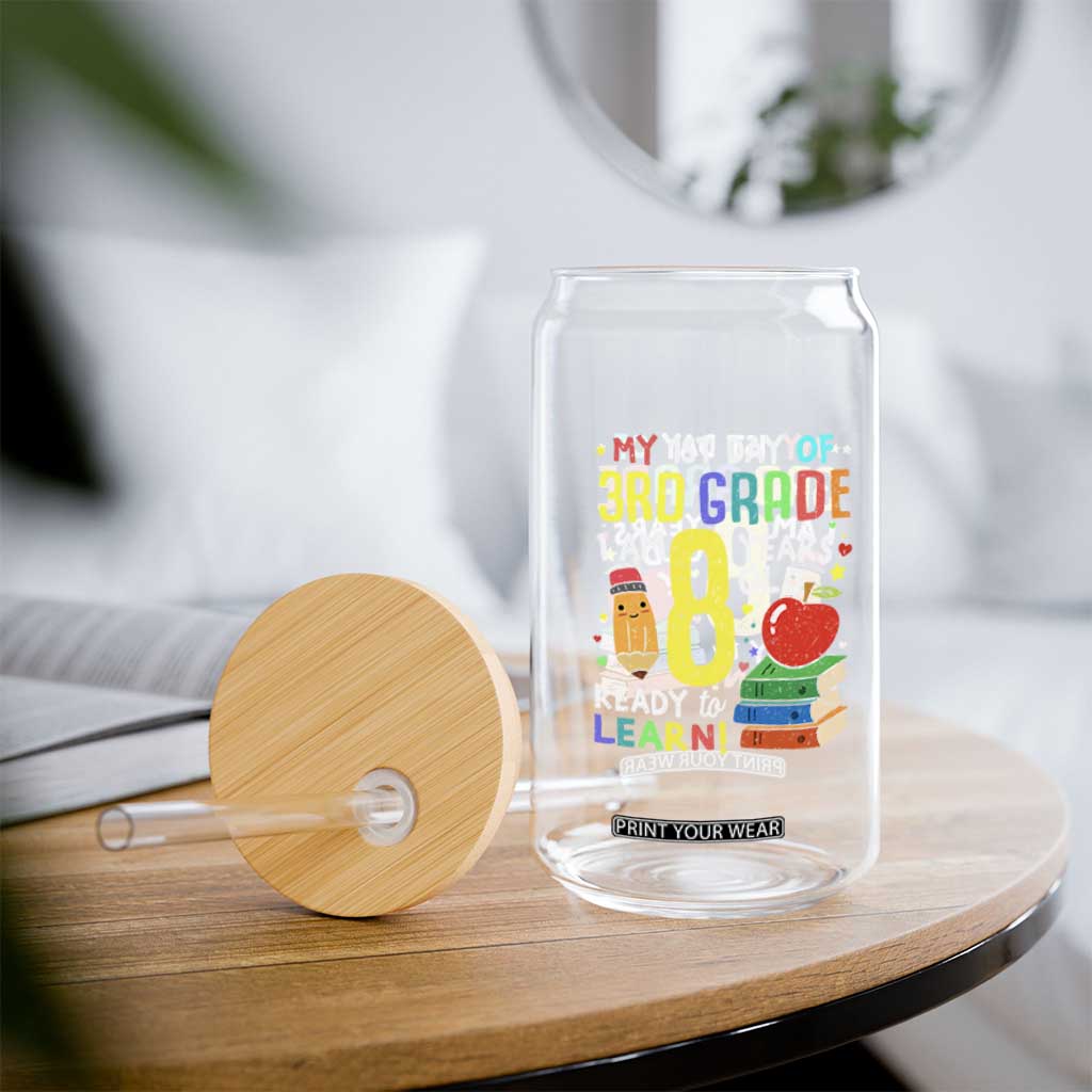 Hello 3rd Grade Glass Can Boys and Girls First Day Back to School Gift