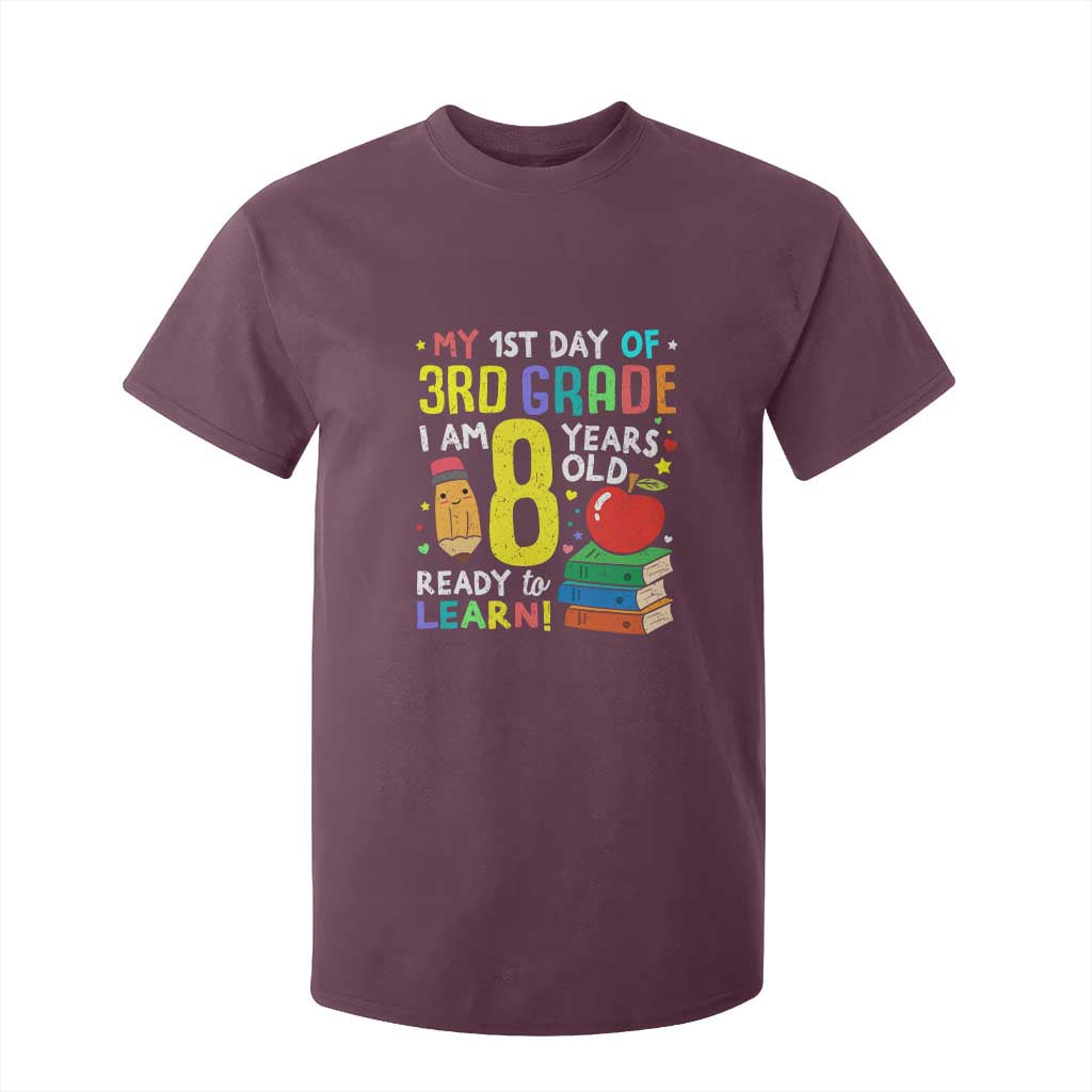 Hello 3rd Grade T Shirt For Kid Boys and Girls First Day Back to School Gift