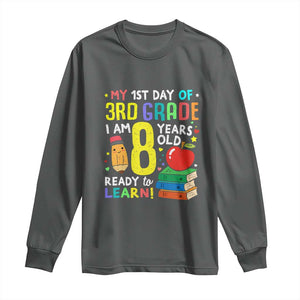 Hello 3rd Grade Long Sleeve Shirt Boys and Girls First Day Back to School Gift