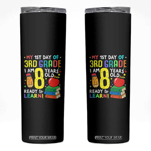 Hello 3rd Grade Skinny Tumbler Boys and Girls First Day Back to School Gift