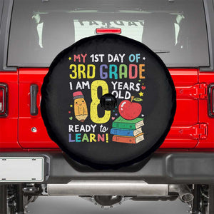 Hello 3rd Grade Spare Tire Cover Boys and Girls First Day Back to School Gift