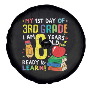 Hello 3rd Grade Spare Tire Cover Boys and Girls First Day Back to School Gift