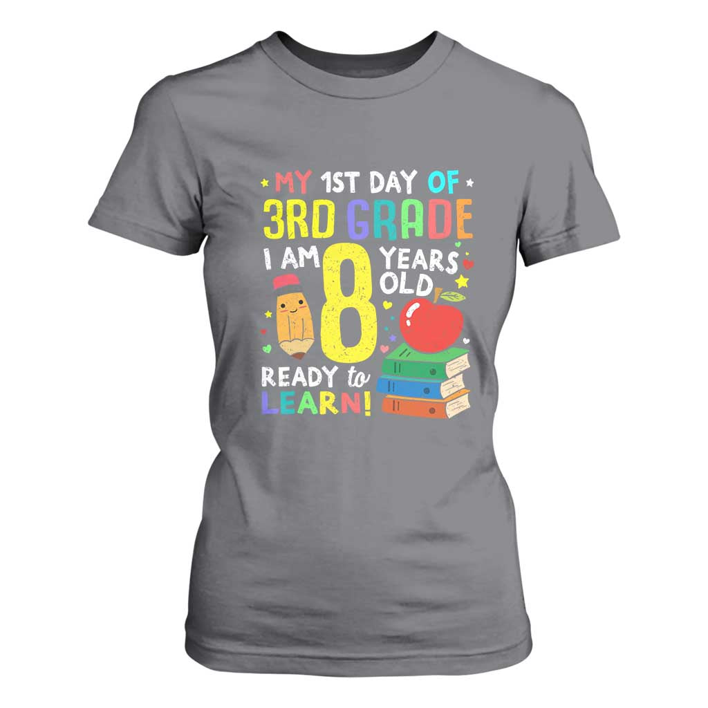 Hello 3rd Grade T Shirt For Women Boys and Girls First Day Back to School Gift