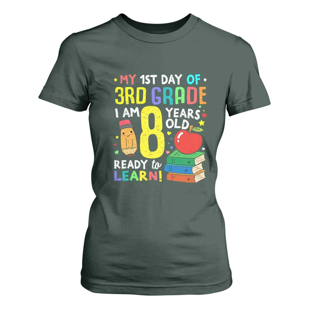 Hello 3rd Grade T Shirt For Women Boys and Girls First Day Back to School Gift