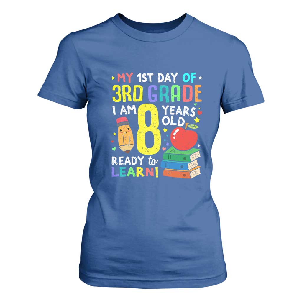 Hello 3rd Grade T Shirt For Women Boys and Girls First Day Back to School Gift
