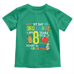 Hello 3rd Grade Toddler T Shirt Boys and Girls First Day Back to School Gift