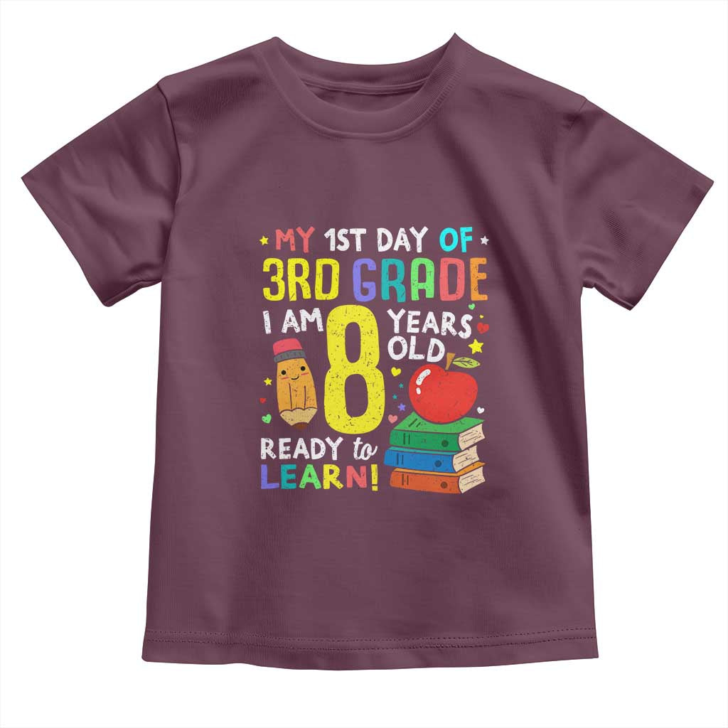Hello 3rd Grade Toddler T Shirt Boys and Girls First Day Back to School Gift
