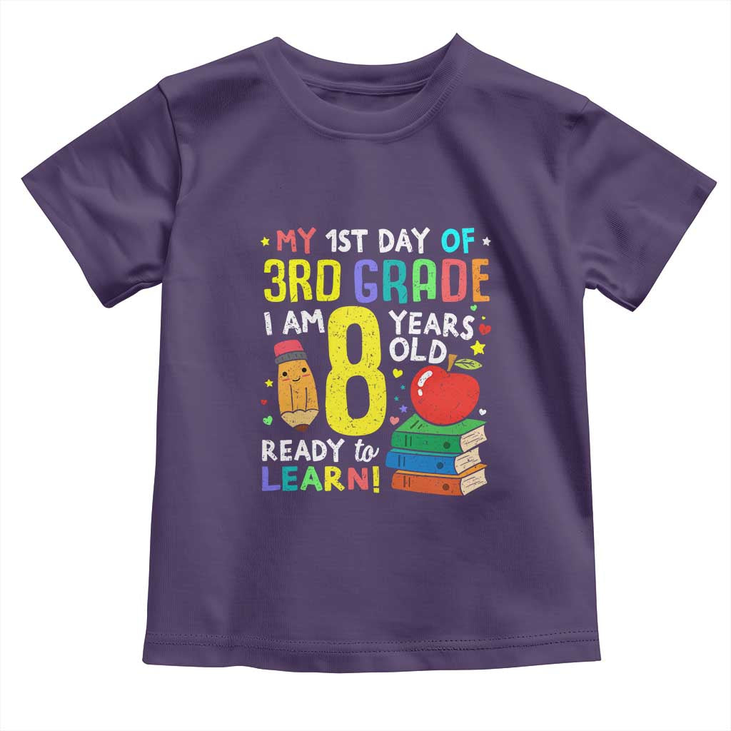 Hello 3rd Grade Toddler T Shirt Boys and Girls First Day Back to School Gift