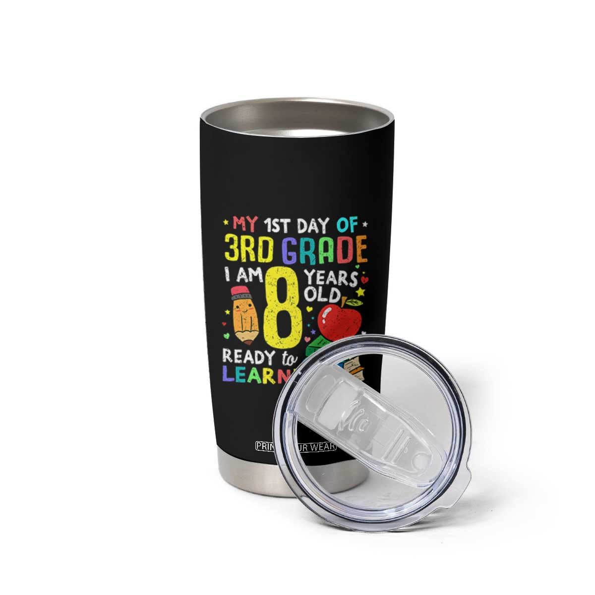 Hello 3rd Grade Tumbler Cup Boys and Girls First Day Back to School Gift
