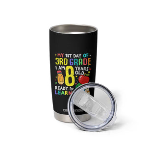 Hello 3rd Grade Tumbler Cup Boys and Girls First Day Back to School Gift