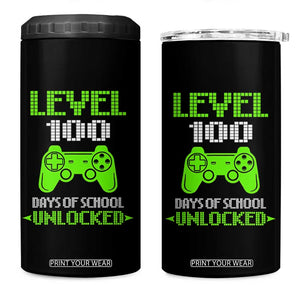 100 Days of School Smarter 4 in 1 Can Cooler Tumbler Cool 100th Day Celebration Gift