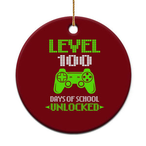 100 Days of School Smarter Ceramic Ornament Cool 100th Day Celebration Gift