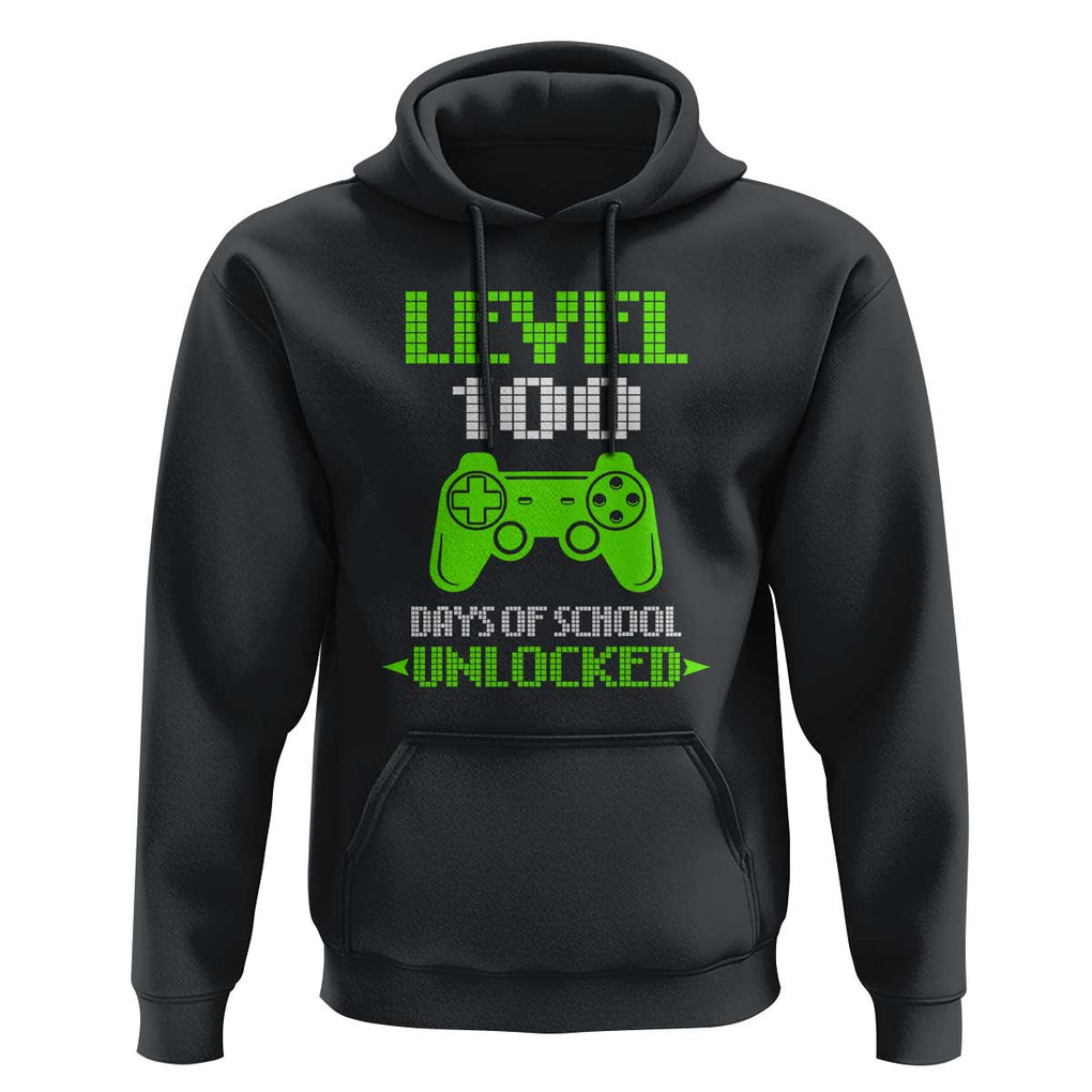 Boys 100 Days of School Hoodie 100th Day Celebration for Kids TS01 Black Print Your Wear