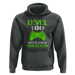 Boys 100 Days of School Hoodie 100th Day Celebration for Kids TS01 Dark Heather Print Your Wear