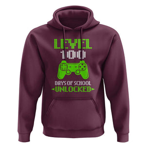 Boys 100 Days of School Hoodie 100th Day Celebration for Kids TS01 Maroon Print Your Wear