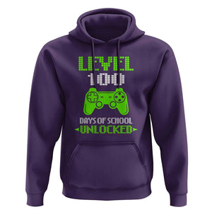 Boys 100 Days of School Hoodie 100th Day Celebration for Kids TS01 Purple Print Your Wear