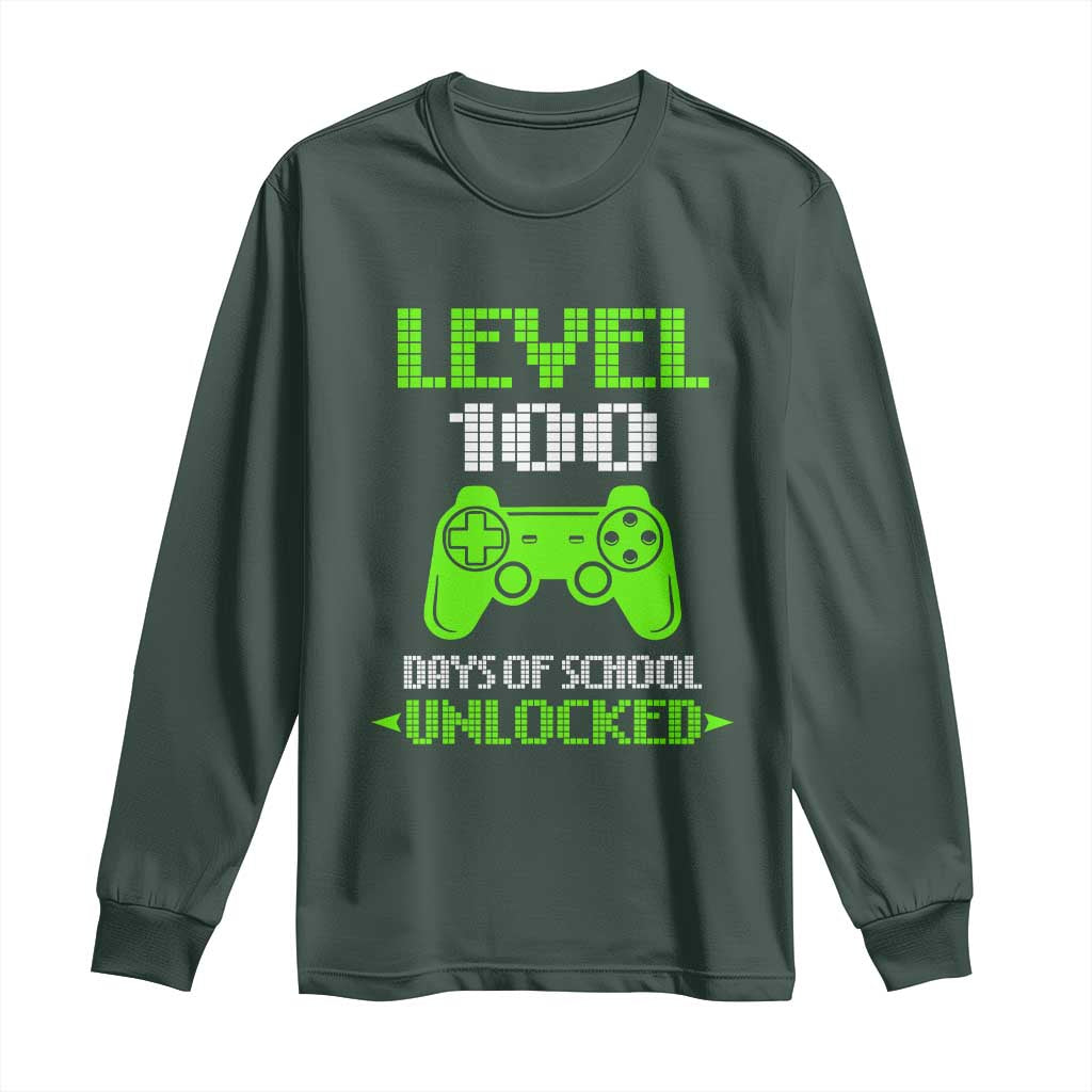 100 Days of School Smarter Long Sleeve Shirt Cool 100th Day Celebration Gift
