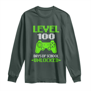 100 Days of School Smarter Long Sleeve Shirt Cool 100th Day Celebration Gift